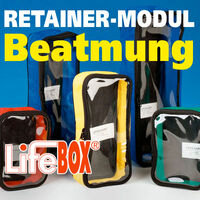 Retainer Modul XL Beatmung, Typ Erwachsene Lifebox Plane/schwarz (1 Stück), Detailansicht