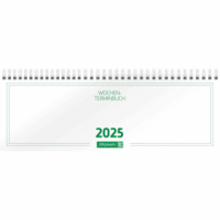 Querkalender 772 29,7x10,5cm 1 Woche/2 Seiten Karton-Umschlag weiß 2025