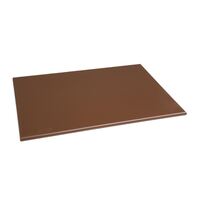 Hygiplas Anti Microbial High Density Brown Chopping Board for Vegetables 45x30cm