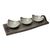 Olympia Serving Platter with Leather Handles Made of Ash Wood 370(W) x 150(D)mm