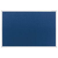 Design-Pinnboard SP, Filz, Größe 900 x 600 mm, Oberfläche blau