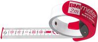 Taschenbandmaß BMImeter 2mx16mm weiß BMI