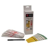 Ladder safety management tag kits