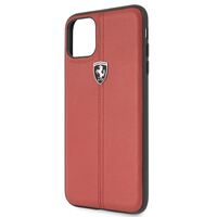 Ferrari iPhone 11 Pro Max függőlegesen csíkozott kemény tok piros (FEHDEHCN65RE)