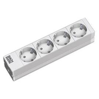 333.0122 - 2 m - 4 AC outlet(s) - White - 208 mm