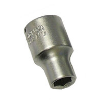 Faithfull FAISOC128 Hexagon Socket 1/2in Drive 8mm