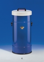 Vase Dewar cylindrique pour CO2 et LN2 Type 34 C