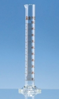 Messzylinder Boro 3.3 hohe Form Klasse A braun graduiert mit Einzelzertifikat | Nennvolumen: 500 ml