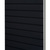 Panneau rainuré mobile Flexislot "Construct-Straight" | noir signalisation sim. RAL 9004