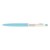 Golyóstoll ICO 70 nyomógombos pasztell kék tolltest 0,8mm kék írásszín