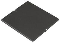 Hager Blindplatte 48x48mm GBVTB48 f.GBMBV23T1/2/3 u.GTMBV34T1/2/3 schwarz