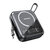 Powerbank indukcyjny 10000mAh Icy Series 22.5W z kablem USB-C czarny