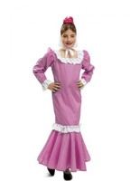Disfraz chulapa o madrileña rosa para niña 5-6A