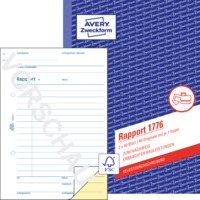 Rapport, 148 x 210 mm, A5, 2 x 40 Blatt/Buch