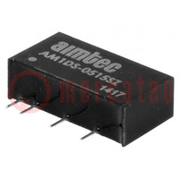 Converter: DC/DC; 1W; Uin: 4.5÷5.5V; Uout: 15VDC; Iout: 67mA; SIP7