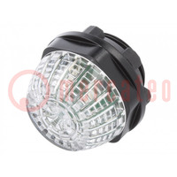 Lámpara de control; 22mm; 14; -25÷55°C; Displ: LED; 24V; Ø22,5mm