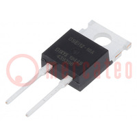 Diode: redresseuse; THT; 1kV; 12A; tube; Ifsm: 75A; TO220AC; 78W; 50ns
