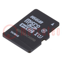 Memory card; industrial; 3D TLC,microSD; UHS I U1; 16GB; 0÷70°C
