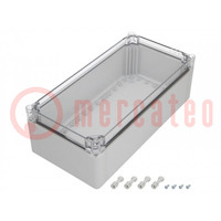 Custodia: universale; X: 200mm; Y: 400mm; Z: 132mm; FPC; IP66,IP67