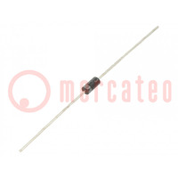 Diode: rectifying; THT; 600V; 1A; Ammo Pack; Ifsm: 30A; DO41; 75ns
