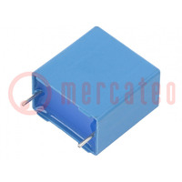 Capacitor: polypropylene; 0.47uF; THT; ±10%; 15mm; 630VDC; 305VAC