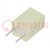 Capacitor: polyester; 68nF; 160VAC; 400VDC; 5mm; ±5%; 7.2x6x11mm