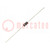Diode: rectifying; THT; 600V; 1A; Ammo Pack; Ifsm: 30A; DO41; 75ns