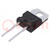 Diode: redressement Schottky; THT; 25V; 10A; TO220AC; tube