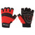 Protective gloves; Size: 9; black-red; microfiber,plastic