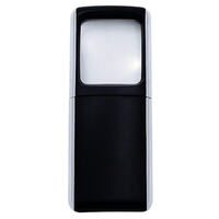 Lupen Kompaktlupe, LED-Licht, 3-fache Vergrößerung, schwarz, 11,8 x 4,7 x 1,4 cm