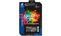 STAEDTLER Fasermaler pigment brush pen, 60er Kartonetui (57890949)