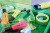 Textmarker STABILO® NEON. Kappenmodell, Farbe des Schaftes: in Schreibfarbe, Farbe: sortiert: je 1 x orange, pink, 2 x grün, 4 x gelb. Ausführung des Inhalts mit Packung: Netz m...