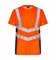 ENGEL Warnschutz Safety T-Shirt 9544-182-10165 Gr. 3XL orange/blue ink