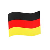 Artikelbild Automagnet "Flagge" mittel, Deutschland-Farben