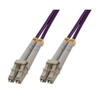 MCL 10m LC/LC OM4 câble de fibre optique Gris, Violet