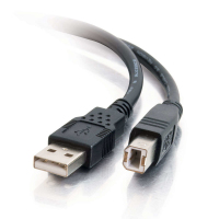 C2G 2 m USB 2.0 A/B kabel - zwart