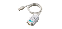 Moxa UPort 1110 Serien-Kabel Silber, Weiß USB Typ-A DB-9