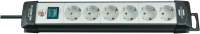 Brennenstuhl 1951560100 power extension 3 m 6 AC outlet(s) Black, Grey
