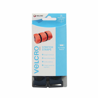 Velcro VEL-EC60324 klittenband Zwart 2 stuk(s)