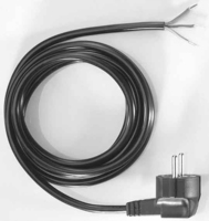 Bachmann 305.184 kabel zasilające Czarny 2 m