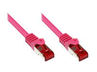 Alcasa CAT6 S/FTP 25 m netwerkkabel Magenta S/FTP (S-STP)