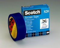 3M Scotch Secure Tape - 820 33 m Blue