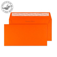 Blake Creative Colour Pumpkin Orange Peel and Seal Wallet DL+ 114x229mm 120gsm (Pack 500)