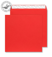 Blake Creative Colour Pillar Box Red Peel and Seal Wallet 220x220mm 120gsm (Pack 250)