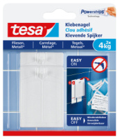 TESA 77766-00000 Wandhalterung Drinnen Universalhaken Weiß