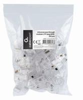 Gembird LC-PTU-01/100 connecteur de fils 8P8C RJ45 Transparent