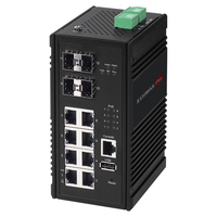 Edimax IGS-5408P łącza sieciowe Zarządzany Gigabit Ethernet (10/100/1000) Obsługa PoE Czarny