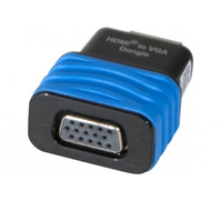 EXC 051238 changeur de genre de câble HDMI Type A (Standard) VGA (D-Sub) Noir