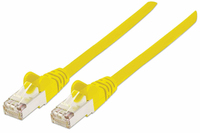 Intellinet Netzwerkkabel mit Cat6a-Stecker und Cat7-Rohkabel, S/FTP, 100% Kupfer, LS0H, 5 m, gelb