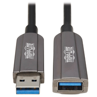 Tripp Lite U330F-50M-G1 USB Kabel USB 3.2 Gen 1 (3.1 Gen 1) USB A Schwarz, Grau